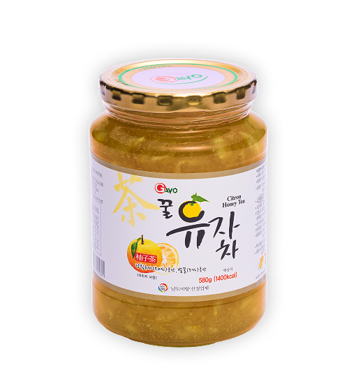 꿀유자차 1.0kg, 580g
